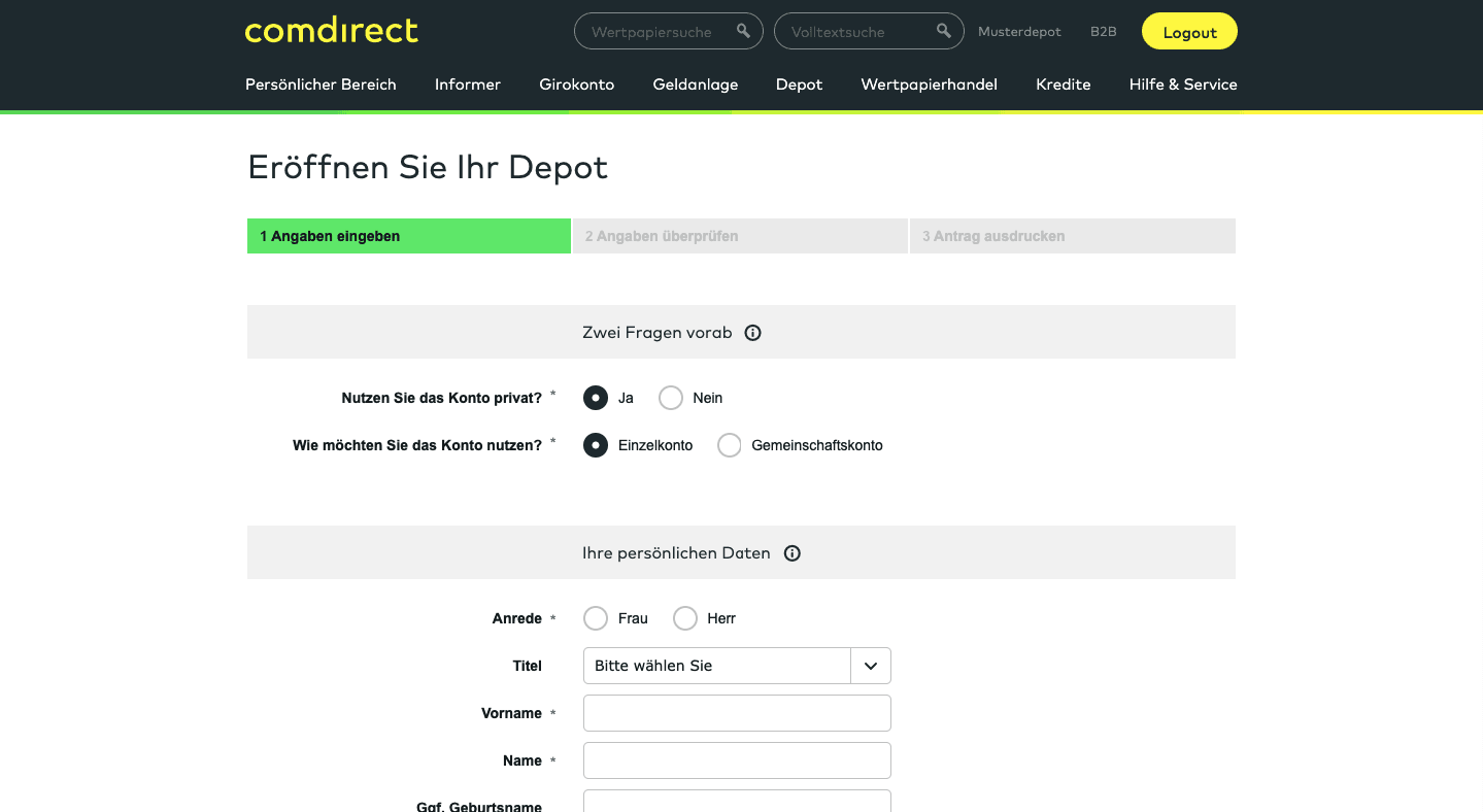 Comdirect Depot Erfahrungen: Kostenlose Bank im Test! 4 Comdirect Depot Erfahrungen: Kostenlose Bank im Test! 4